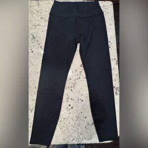 Vuori Black Ribbed Leggings